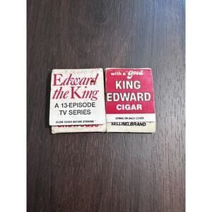 1979 King Edward Cigars Vintage Matchbook - America's Largest Selling Brand